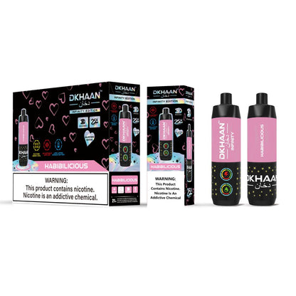 Dkhaan Infinity (Dispo) (25000Puff)(20mL) - Habibilicious with packaging