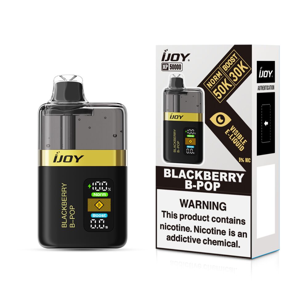 iJoy XP50000 (Dispo) (50000Puff)(20mL)- Blackberry B-Pop with packaging
