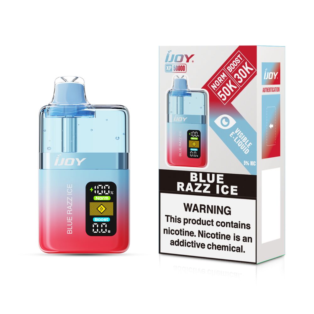 iJoy XP50000 (Dispo) (50000Puff)(20mL)- Blue Razz Ice with packaging