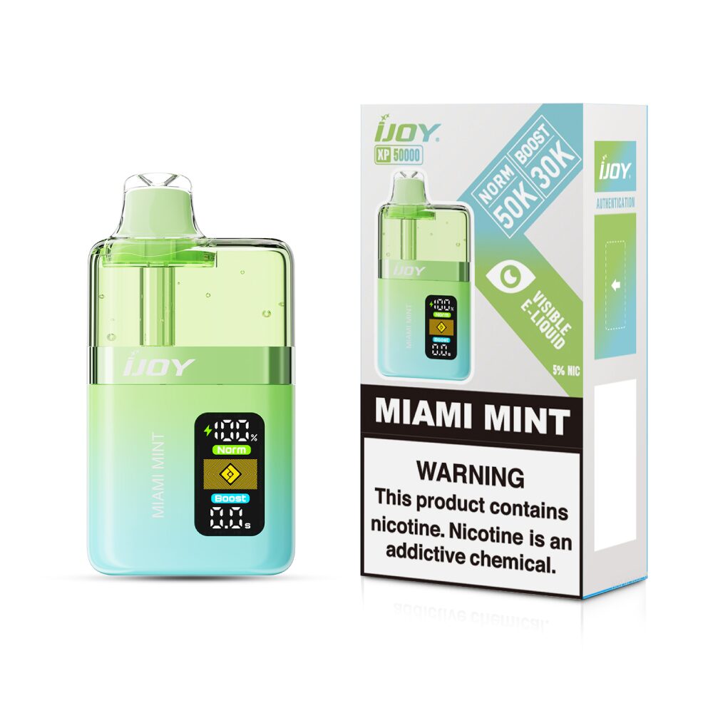 iJoy XP50000 (Dispo) (50000Puff)(20mL)- Miami Mint with packaging