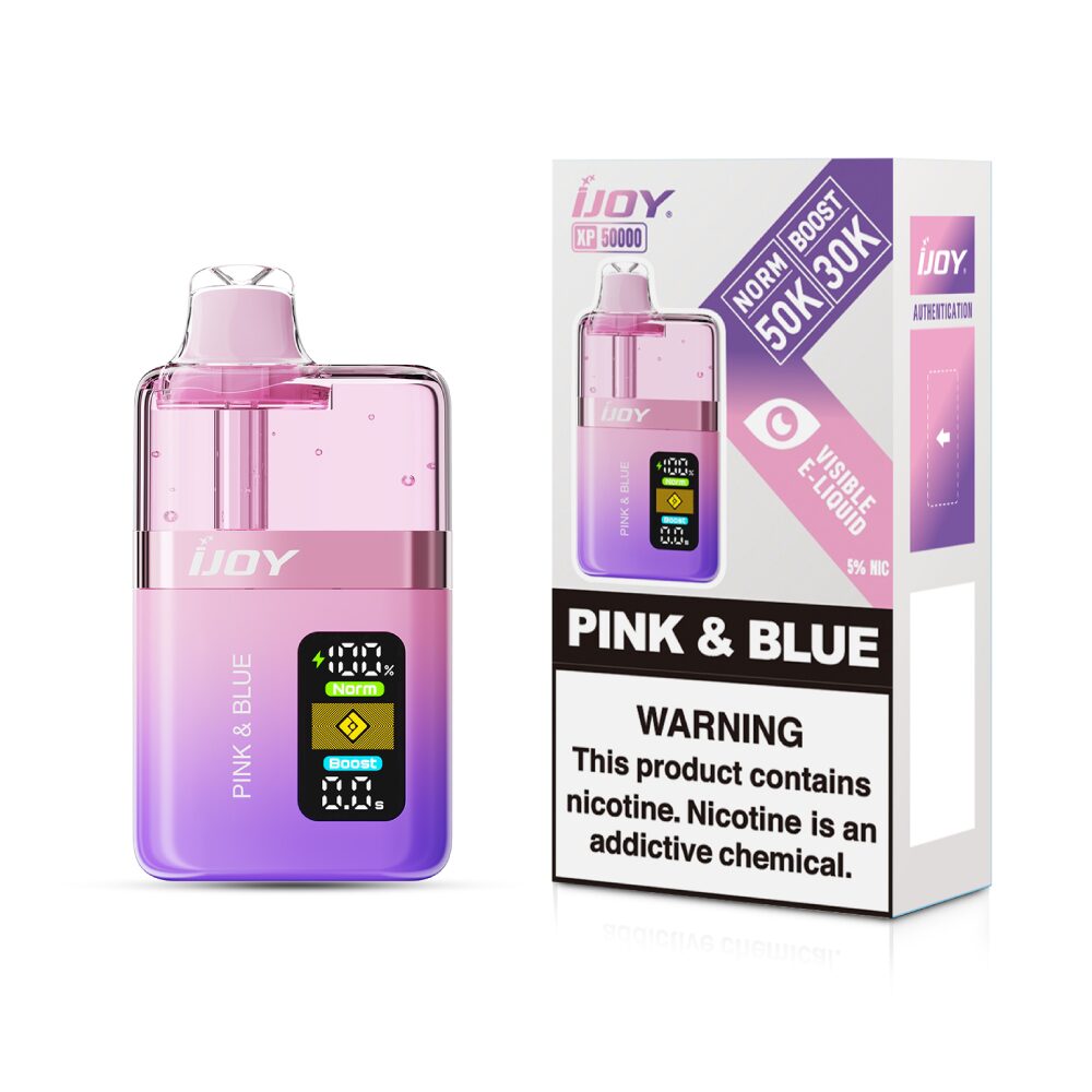 iJoy XP50000 (Dispo) (50000Puff)(20mL)- Pink & Blue with packaging