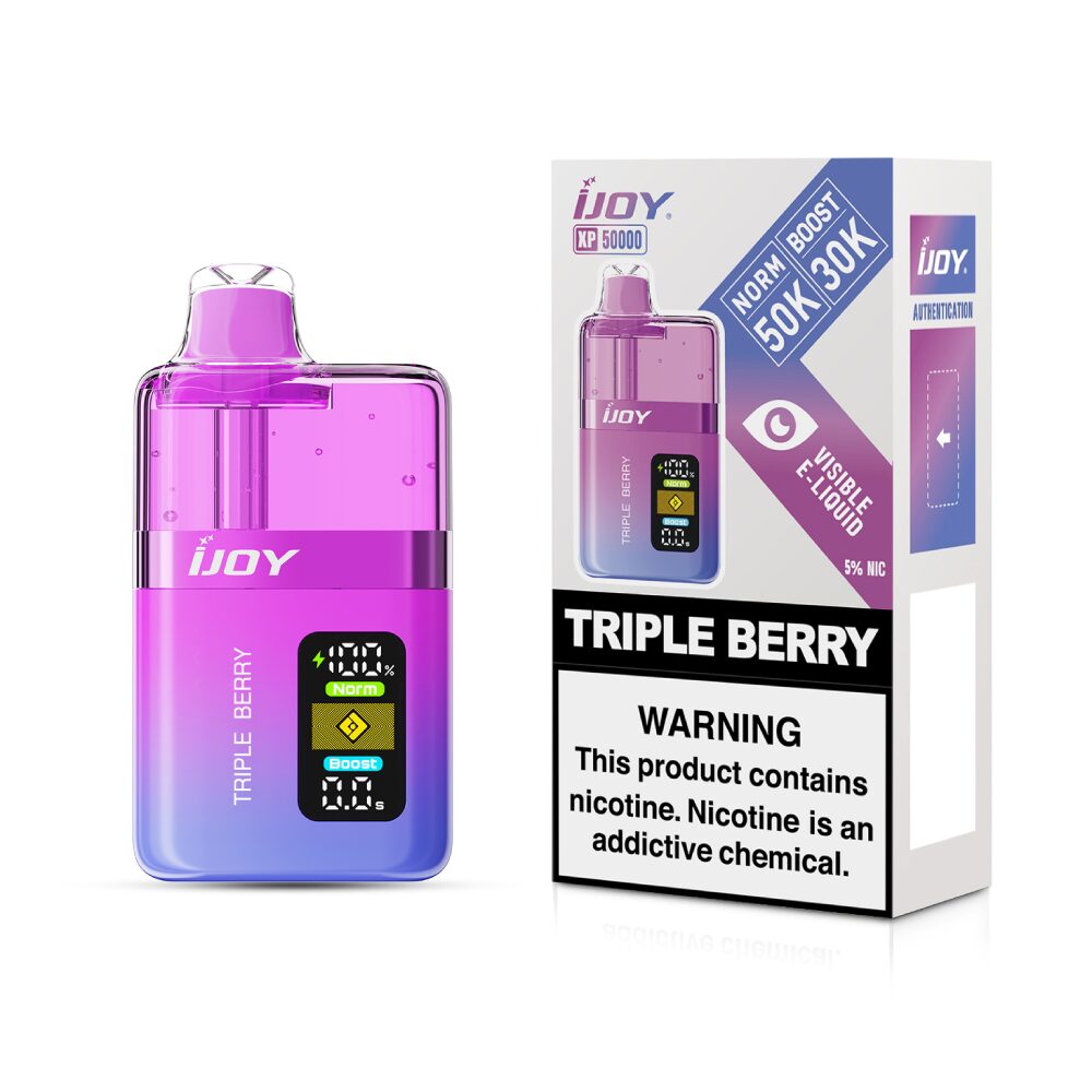 iJoy XP50000 (Dispo) (50000Puff)(20mL)- Triple Berry with packaging