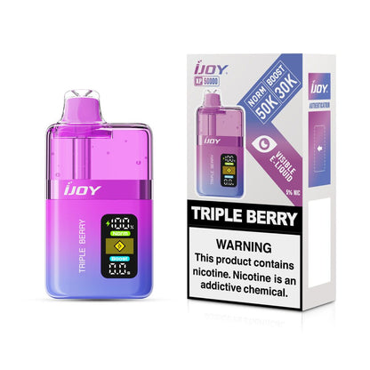 iJoy XP50000 (Dispo) (50000Puff)(20mL)- Triple Berry with packaging
