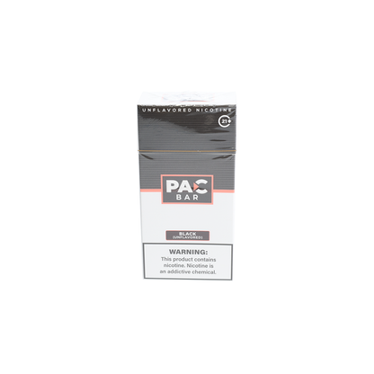 Pac Bar (Dispo)(30000Puff)(20ml)- Black Unflavored with packaging