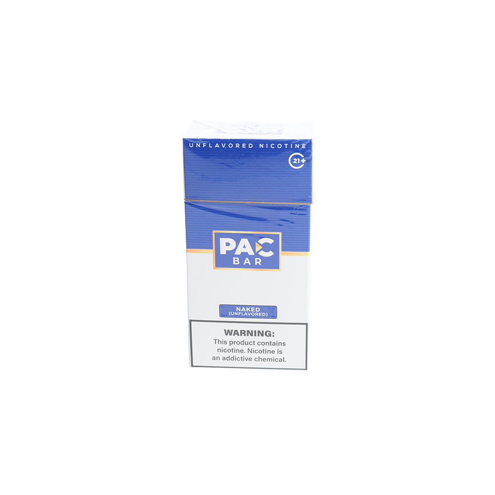 Pac Bar (Dispo)(30000Puff)(20ml)- Naked Unflavored with packaging