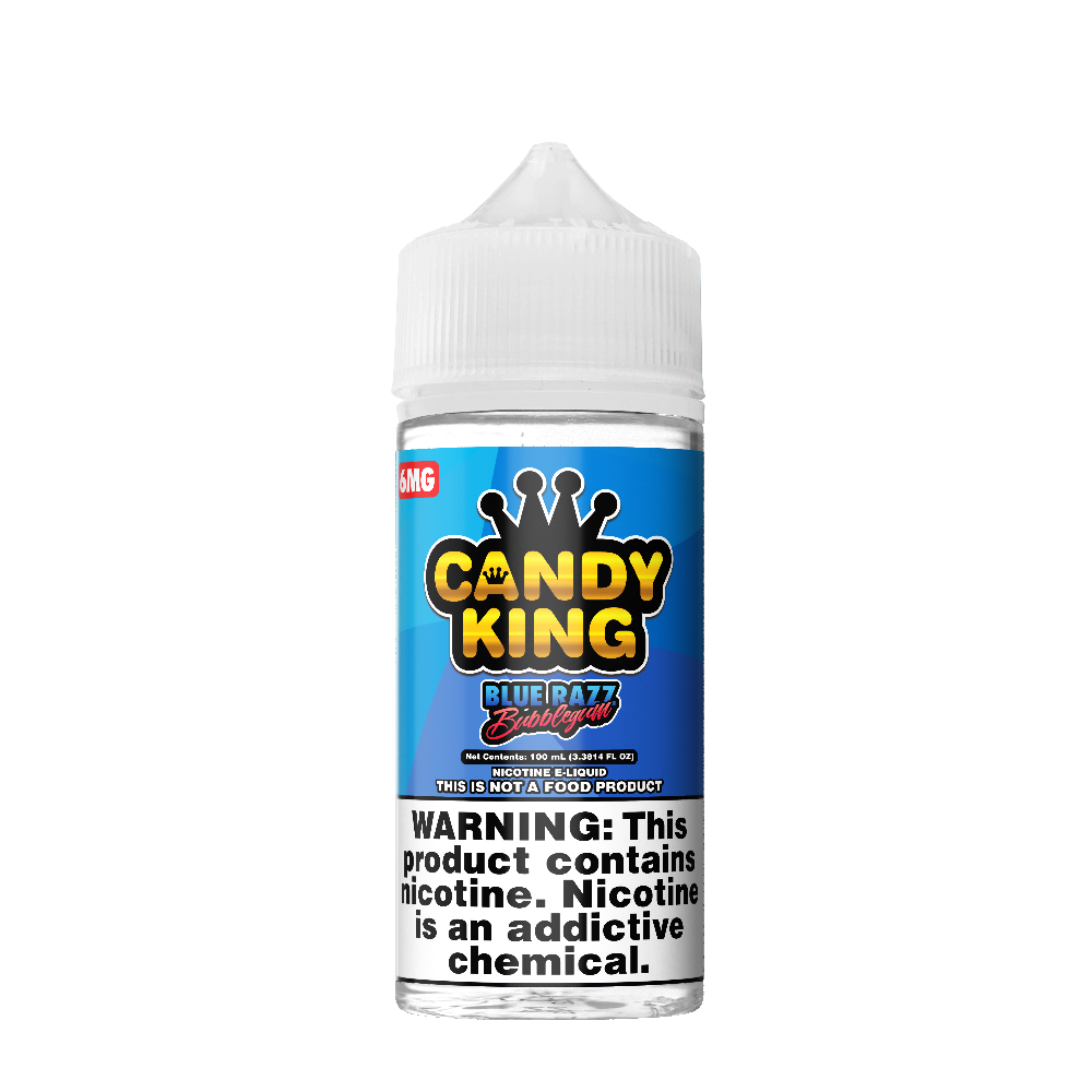 Candy King Series E-Liquid 100mL – Freebasei- Blue Razz Bubblegum