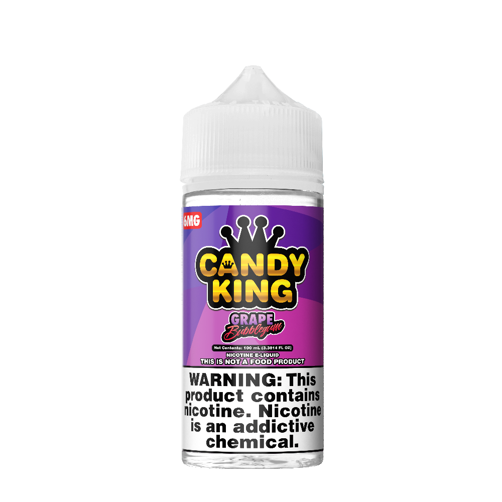Grape Bubblegum  by Candy King 100ml
