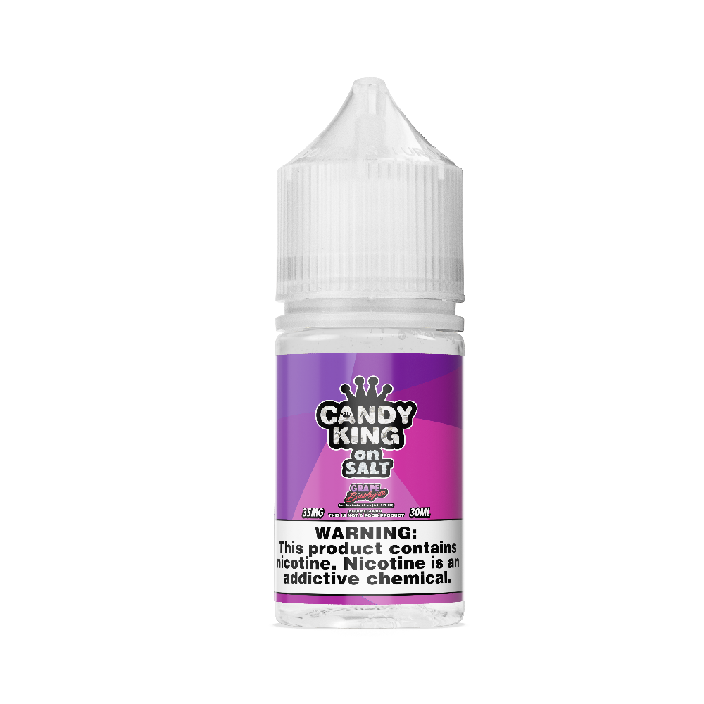 Candy King Salt Series E-Liquid 30mL – Salt Nic- Grape Bubblegum