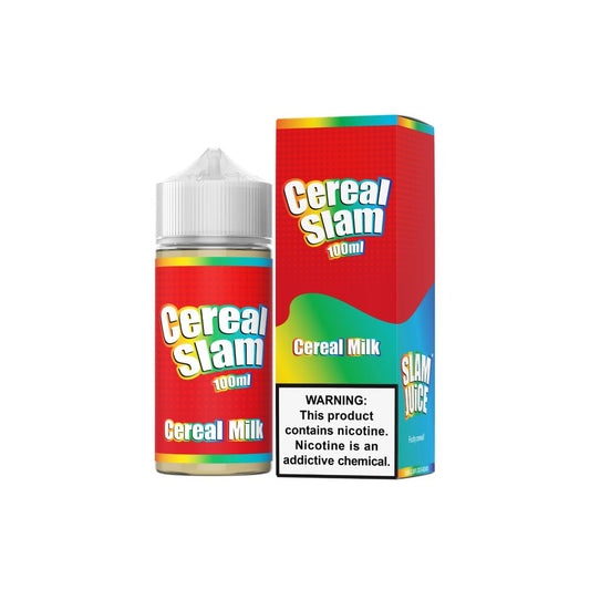 Cereal Slam By Slam Juice Series E-Liquid 100mL – Freebase- with packaging