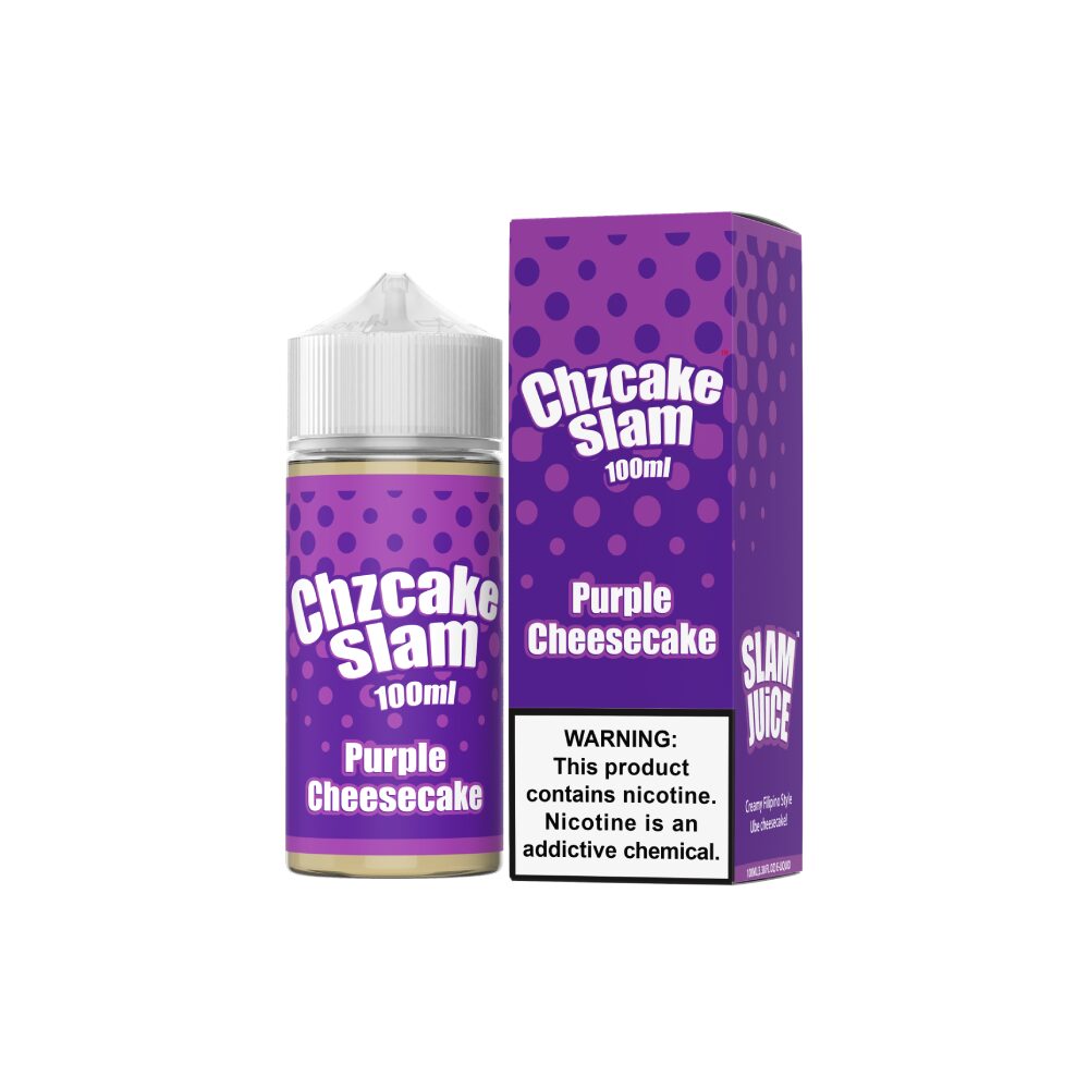 Chzcake Slam By Slam Juice Series E-Liquid 100mL – Freebase with packaging