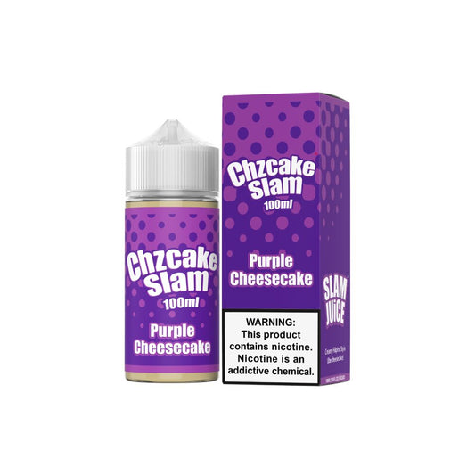 Chzcake Slam By Slam Juice Series E-Liquid 100mL – Freebase with packaging
