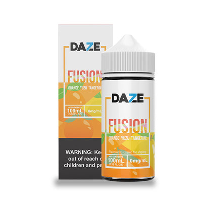 Orange Yuzu Tangerine by 7Daze Fusion Salt 30mL with packaging