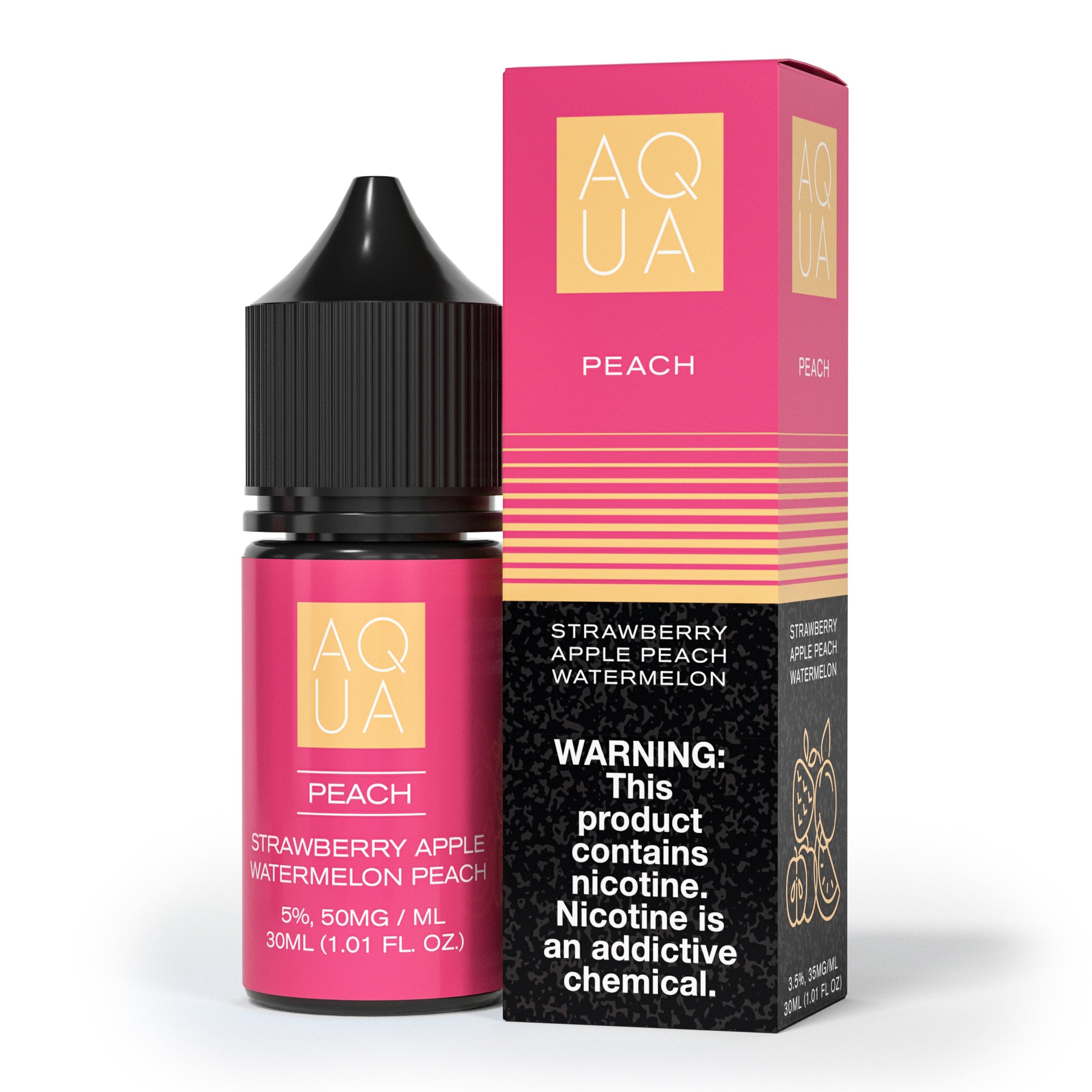Pure Peach by Aqua (LIQ Salt)(30mL) with packaging