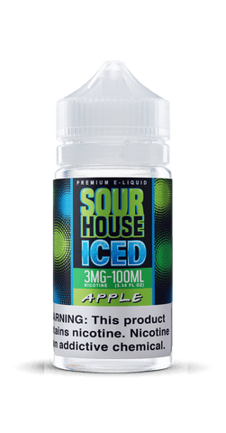 Apple by Sour House Iced 100ml Bottle