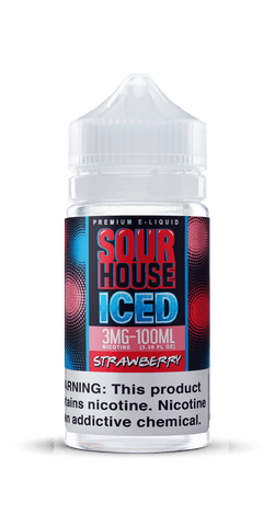 Strawberry by Sour House Iced 100ml Bottle