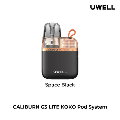 Uwell Caliburn G3 Lite KOKO 35W Kit (Pod System) - Space Black