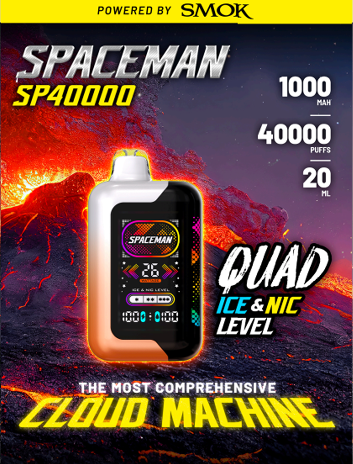 Space Man SP40000 ZERO Disposable 40000 Puffs 20mL