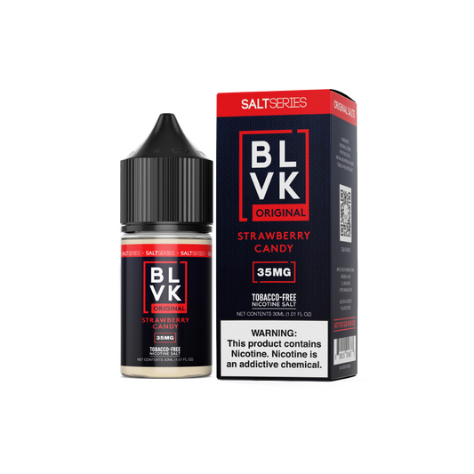 Strawberry Candy by BLVK TFN Salt 30mL with packaging