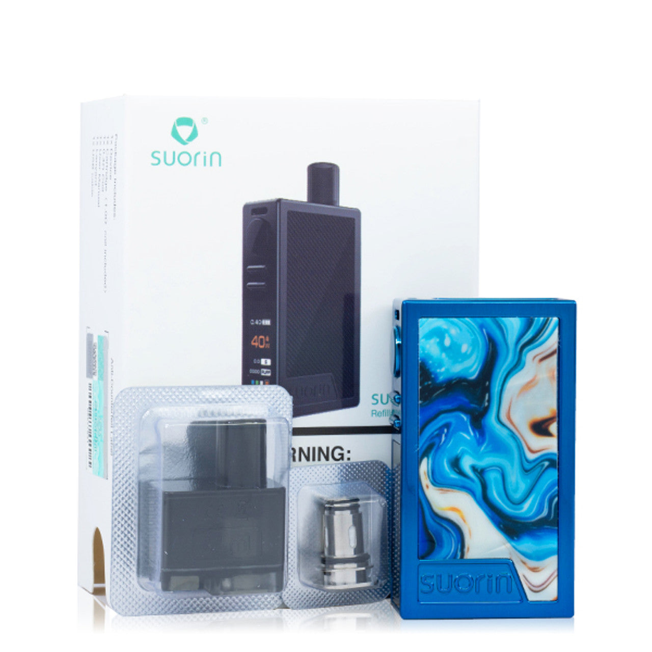 Suorin Elite Pod System Kit 40w with packaging