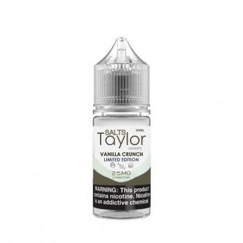 Vanilla Crunch by Taylor Salts eLiquid 30mL bottle