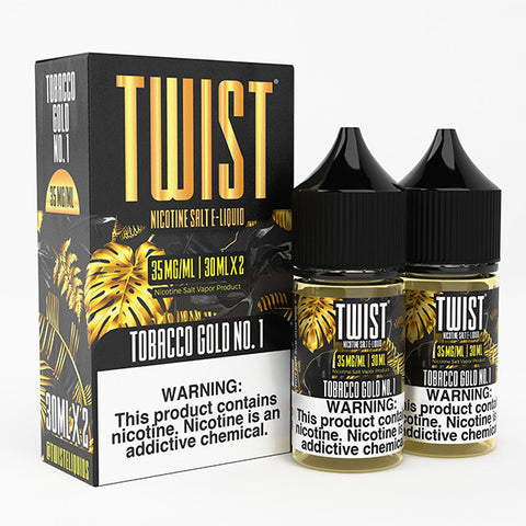 Tobacco Gold No.1 by Twist Salts Series 60mL with Packaging