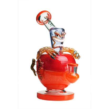 Lookah 9″ Mini Poison Apple Water Pipe (WPC1210)- orange