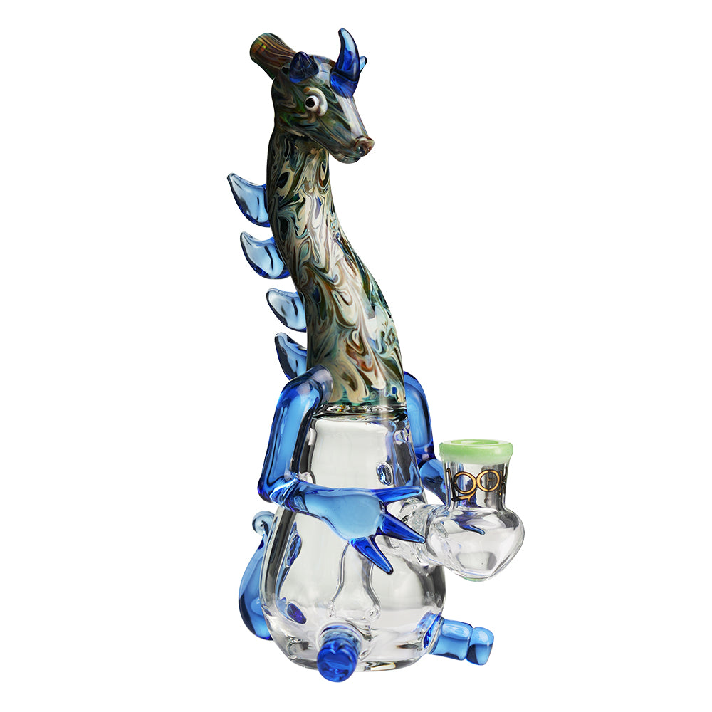 Lookah 10″ Mini Cute Dragon Water Pipe | wathet blue