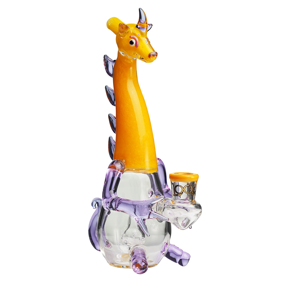 Lookah 10″ Mini Cute Dragon Water Pipe | yellow