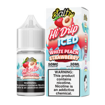 White Peach Strawberry by Hi-Drip Salts 30ml with packaging