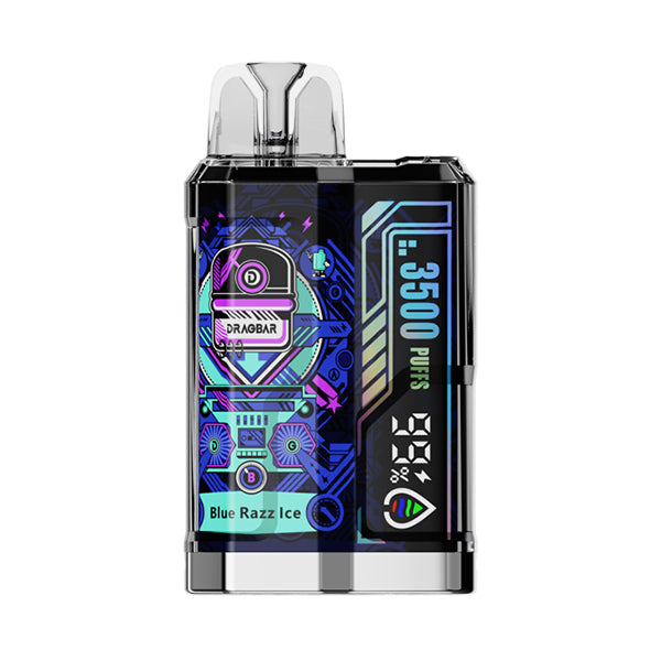 ZOVOO - DRAGBAR B3500 Disposable | 3500 Puffs | 8mL | 50mg blue razz ice