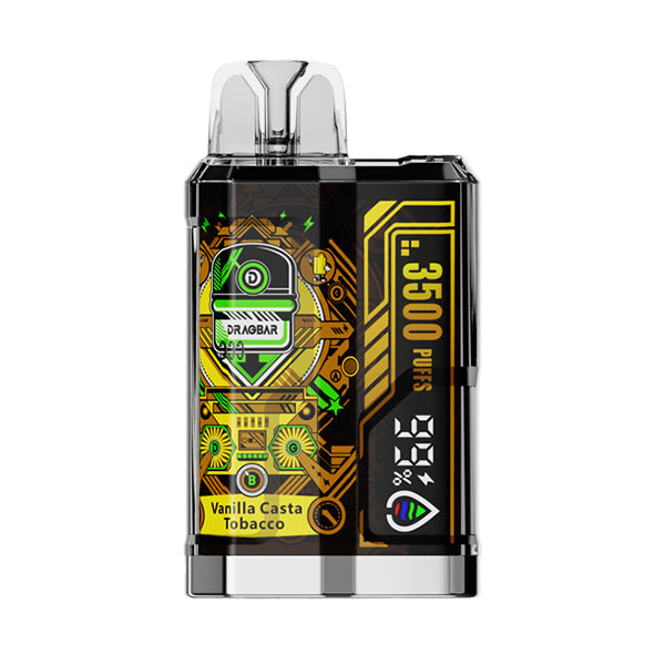 ZOVOO - DRAGBAR B3500 Disposable | 3500 Puffs | 8mL | 50mg vanilla casta tobacco