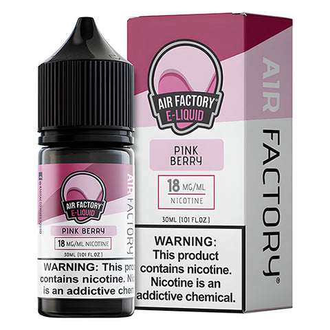 Pink Berry by Air Factory Salt 30mL 18mg bottle with Packaging