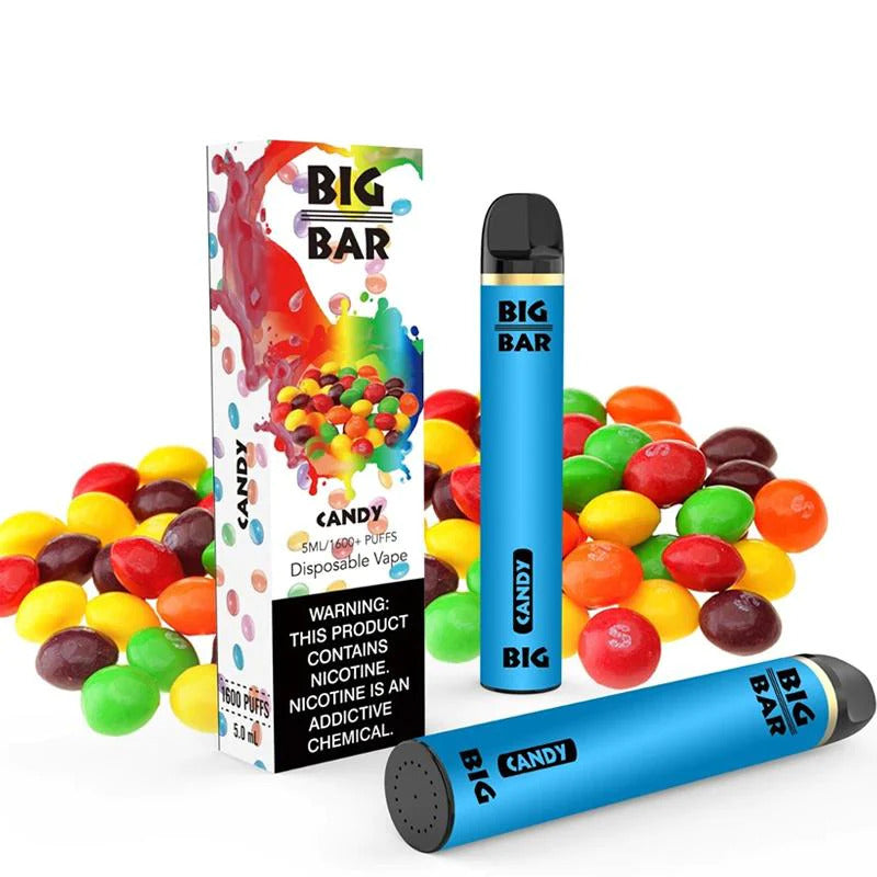 Big Bar Disposable | 1600 Puffs | 5mL Candy with Packaging