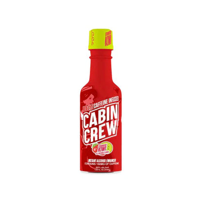 Cabin Crew (DSPLY 12pc)(Alcohol Enhancer)(50mL) - Red Eye Caffeine Infused – Strawberry Kiwi