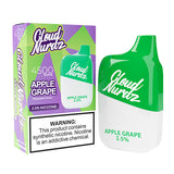 Cloud Nurdz Disposable | 4500 Puffs | 12ml apple grape with packaging