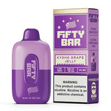 Fifty Bar Disposable | 6500 Puffs | 16mL | kyoho grape jelly with packaging