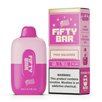 Fifty Bar Disposable | 6500 Puffs | 16mL | pink squares with packaging