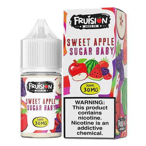 Sweet Apple Sugar Baby by Frusion E-Juice (30mL)(Salts) with packaging