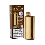 Funky Republic Ti7000 Disposable | 7000 Puff | 12.8mL | 4%-5% Pineapple Coconut Ice