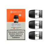 Geekvape Sonder/Wenax Q Pods (3-Pack) 0.6ohm Cartridge with Packaging
