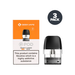 Geekvape Sonder/Wenax Q Pods (3-Pack) 1.2ohm Cartridge with Packaging