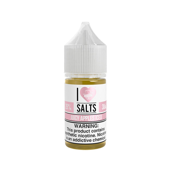 Juicy Apple Ice by I Love Salts TFN Salt Series E-Liquid 30mL (Salt Nic) bottle