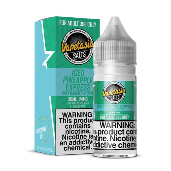 Iced Pineapple Express by Vapetasia Salts 30ml Packaging