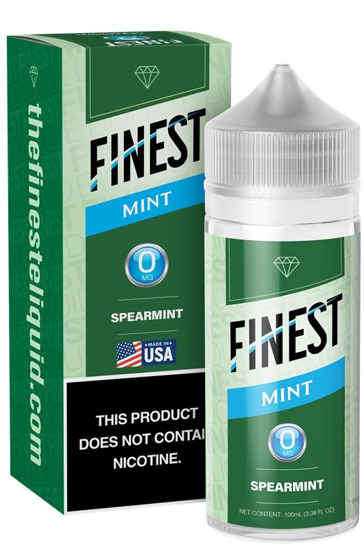 Spearmint by Finest E-Liquid 100mL (Freebase) with packaging