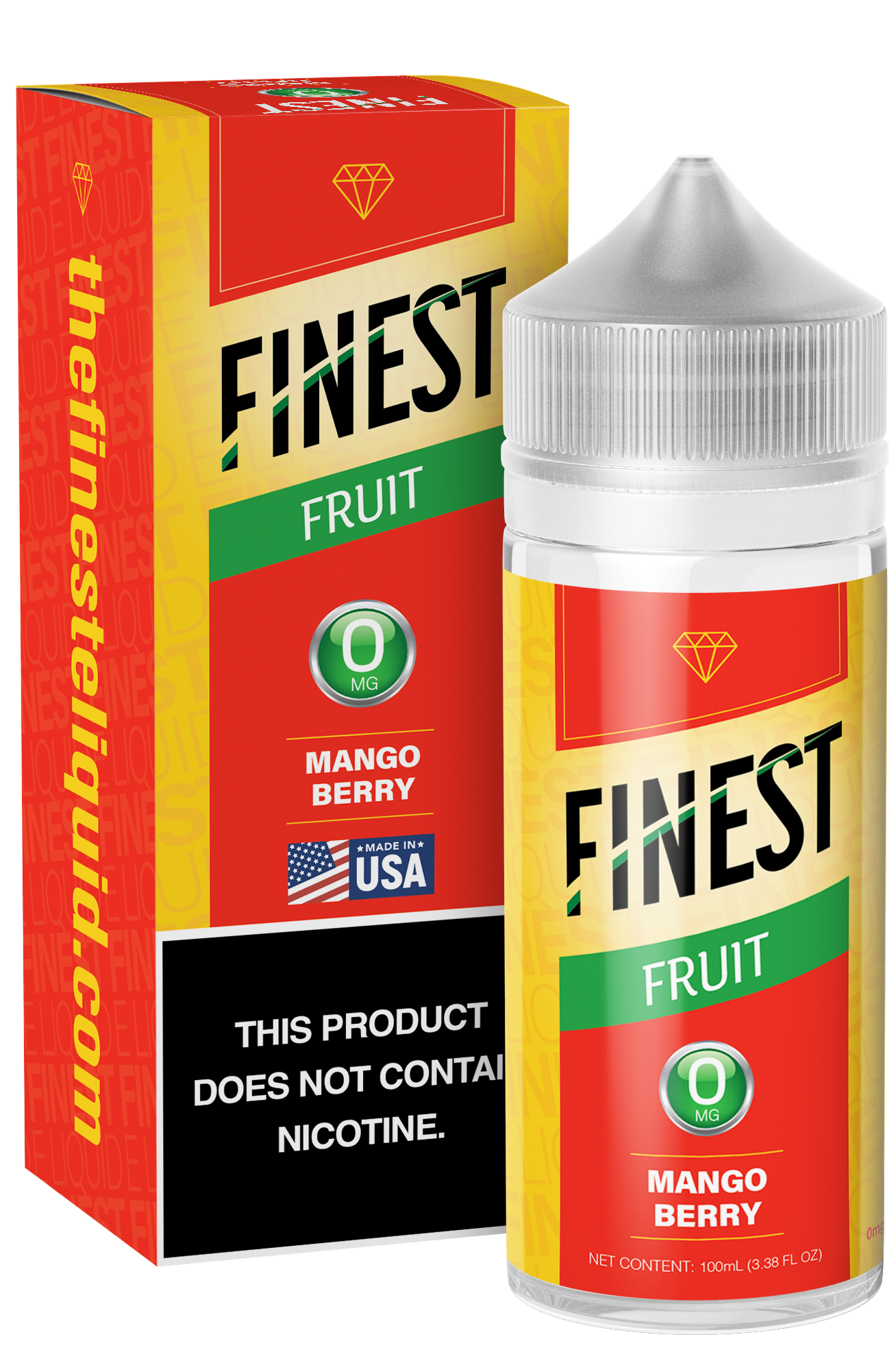 Mango Berry by Finest E-Liquid 100mL (Freebase) with packaging