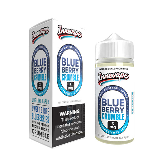 Blueberry Crumble by Innevape Series E-Liquid 100mL (Freebase)  with packaging