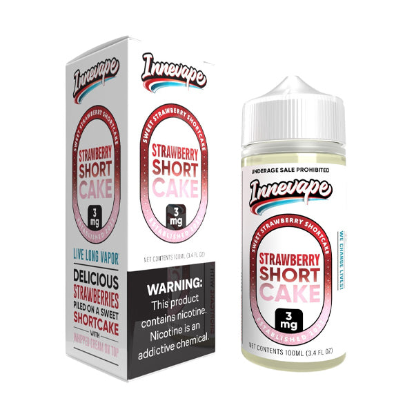 Strawberry Shortcake by Innevape Series E-Liquid 100mL (Freebase) with packaging