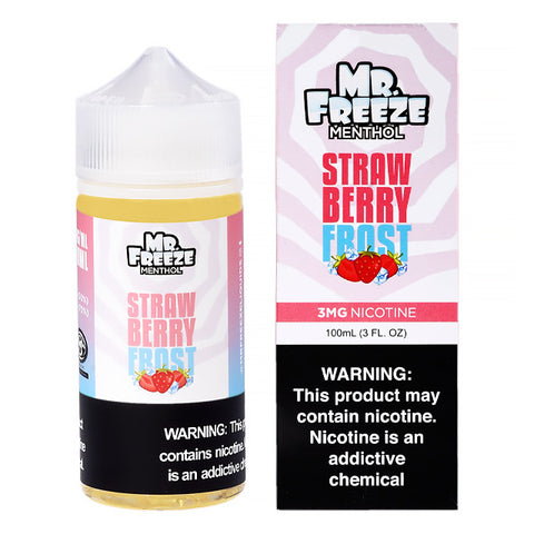 Strawberry Frost by Mr. Freeze Tobacco-Free Nicotine Series | 100mL with packaging