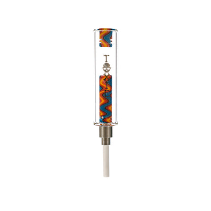 MKGlass (Nectar Collector) TXNC37 Toxic Vivid/Wigwag Nectar Collector With Ceramic Tip | Teal