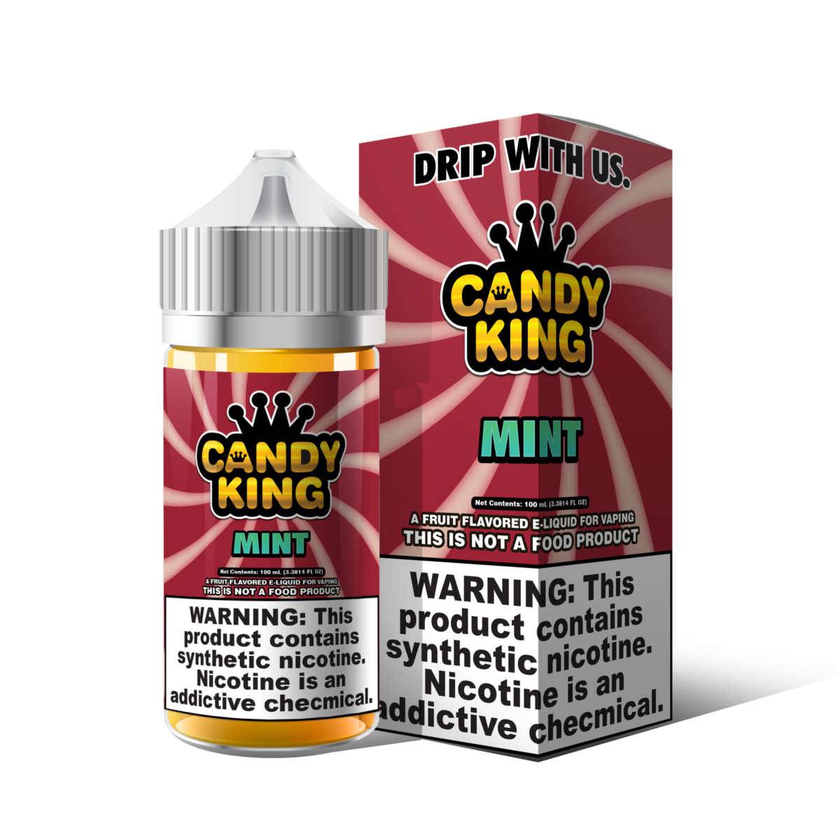 Mint by Candy King 100ml with packaging